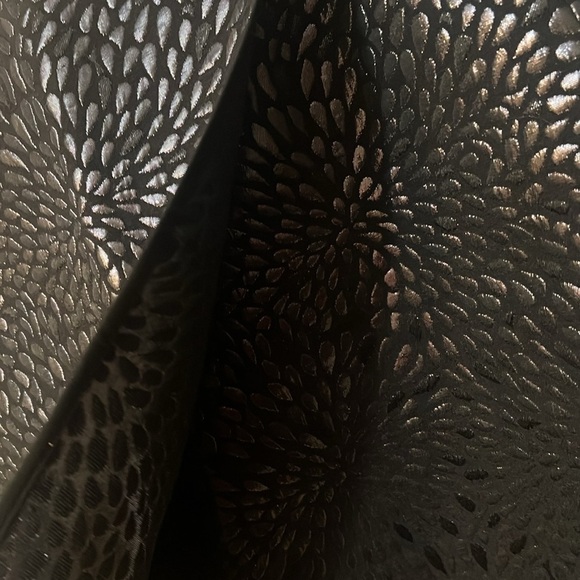 Loft black with silver mini skirt size 6 Y2K - Picture 2 of 6